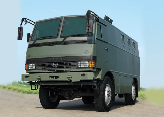 Tata Motors shows new combat vehicle range